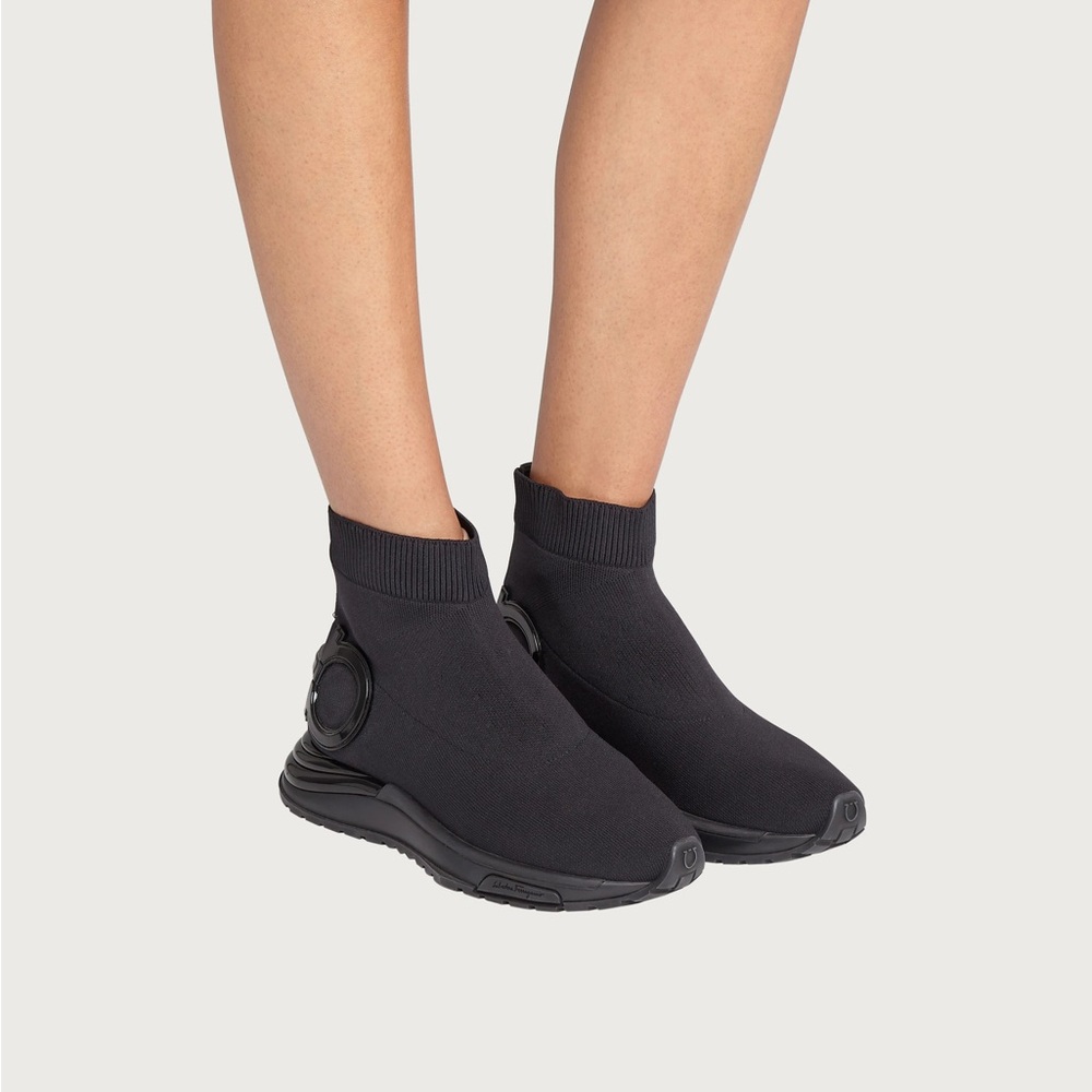 Ferragamo Black Sneakers Women’s Size 6.5